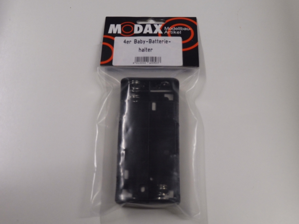 Modax battery holder | 4x Baby C with push button connection